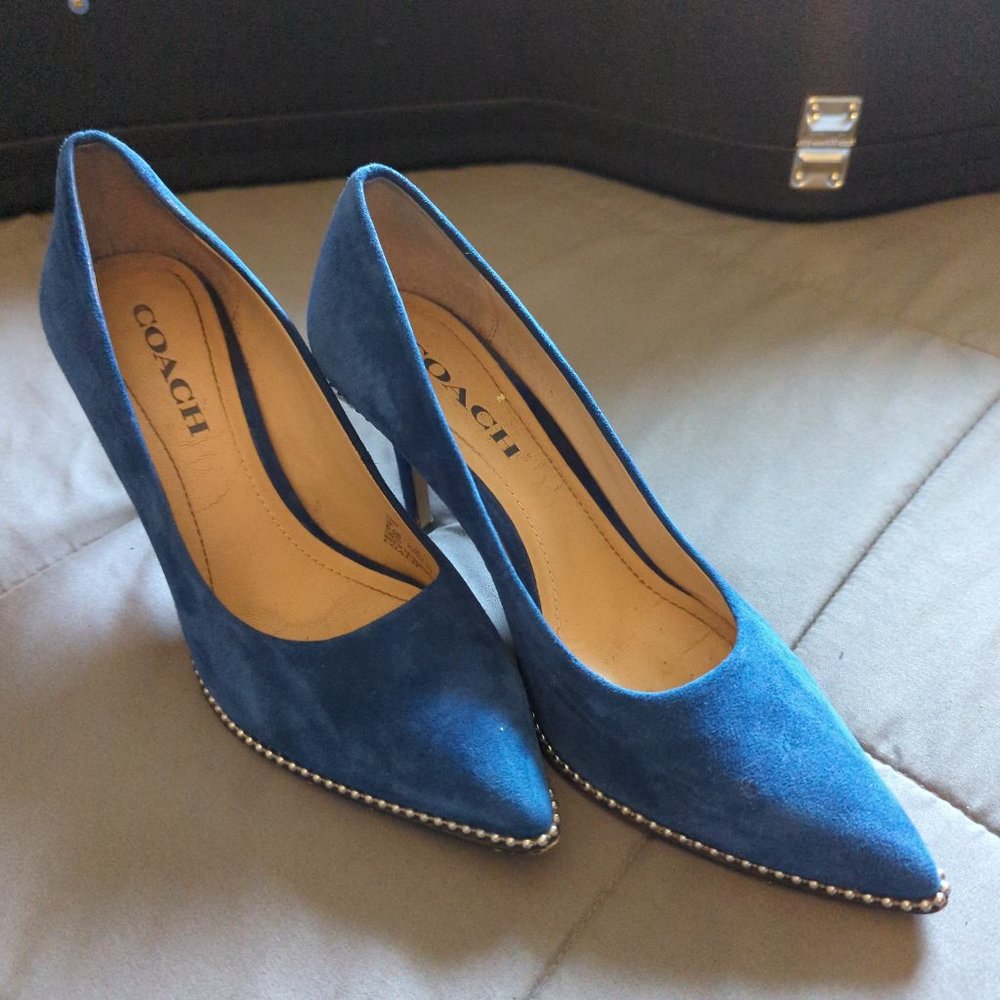 Coach Suade Pumps